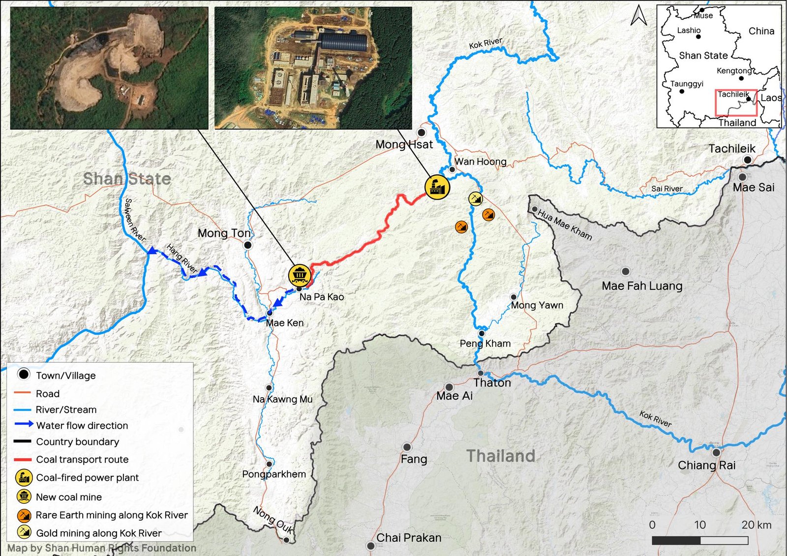 โรงไฟฟ้าถ่านหินกองทัพว้าในเมืองสาด&nbsp;ภัยคุกคามใหม่ต่อแม่น้ำกกและชุมชนชายแดนไทย