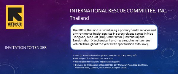 INVITATION TO TENDER (ITT)