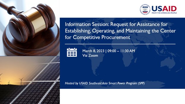 Information Session: Request for Assistance for Establishing, Operating, and Maintaining the Center for Competitive Procurement