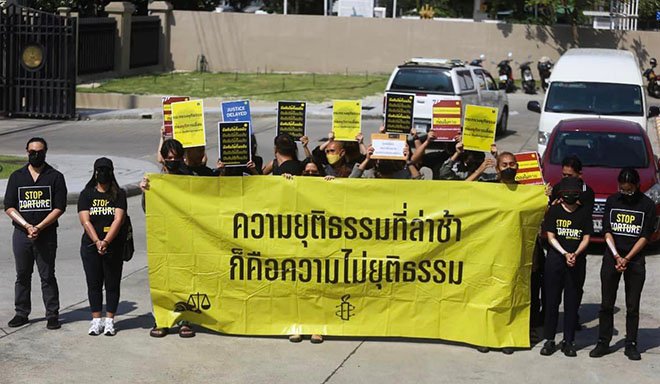 แอมเนสตี้-ICJ ยินดีที่ พ.ร.บ.ป้องกันและปราบปรามการทรมานและอุ้มหายบังคับใช้  แต่ขอให้ทบทวนการเลื่อนใช้บางมาตราออกไป