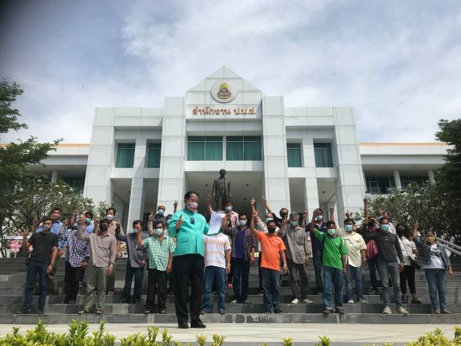 ศรีสุวรรณนำชาวบ่อทองร้อง ป.ป.ช.เอาผิดอุตฯชลบุรีพ่วงนายกฯอบต.บ่อทอง