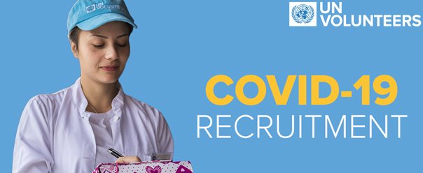 UNV invites skilled professionals to support the UN system as UN Volunteers, in response to COVID-19 pandemic.